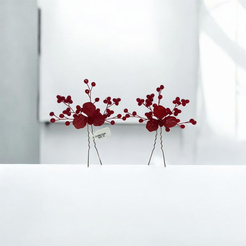 Juego de peinetas, D4 - Rojo