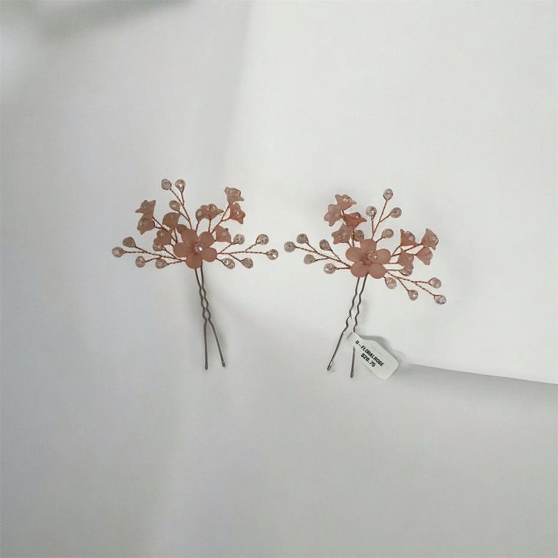 Juego de peinetas, D1 -  Rosadas