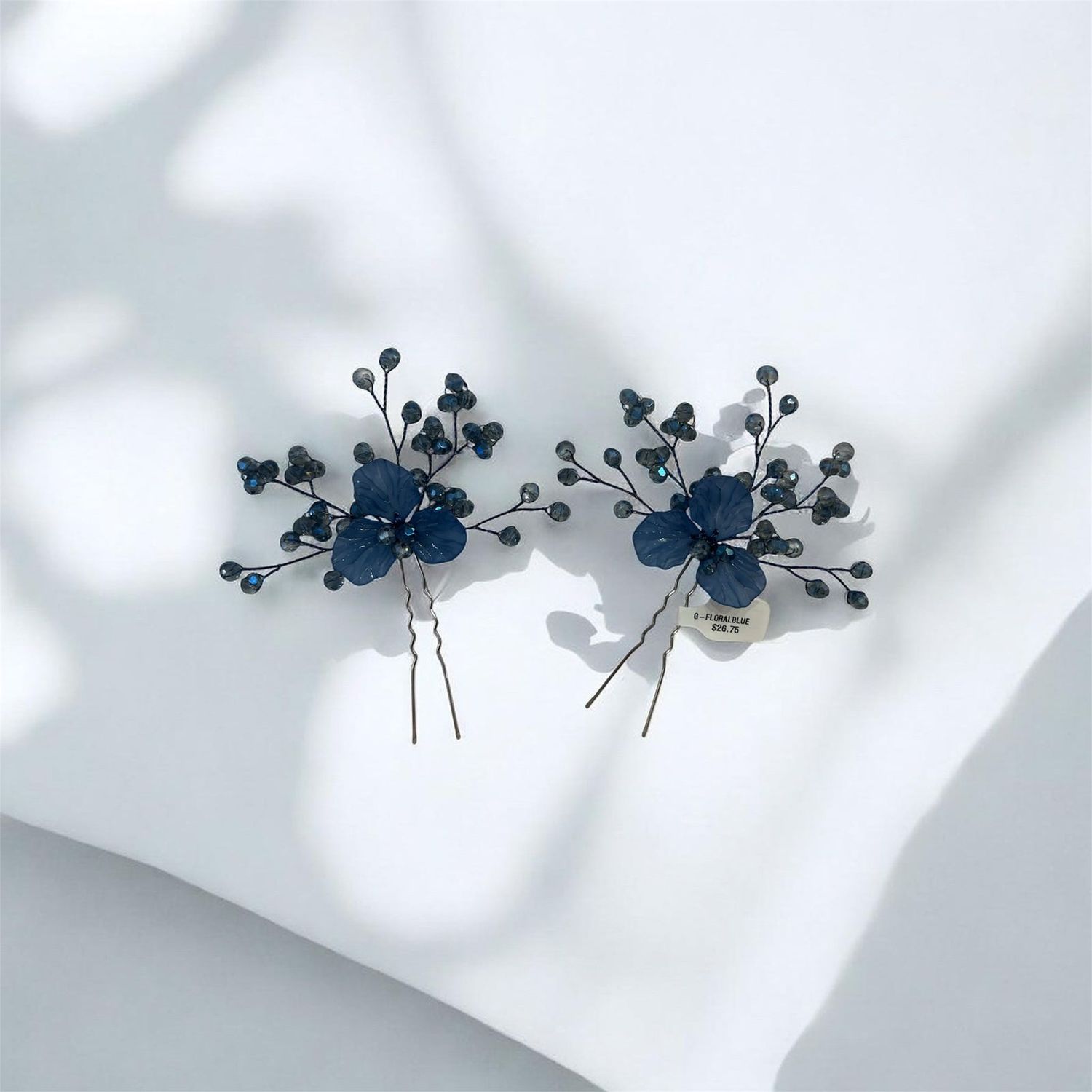 Juego de peinetas, D4 - Azul