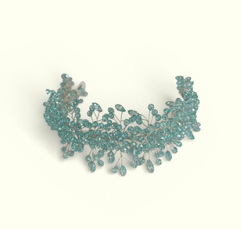 Head piece aqua, D3