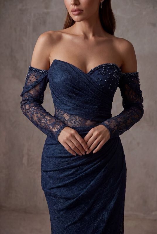 DARK BLUE LACE