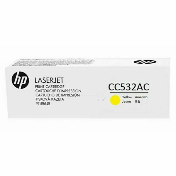 Brand New Original HP CC532AC Yellow Laser Toner Cartridge Color LaserJet  CP2025, CM2320 mfp