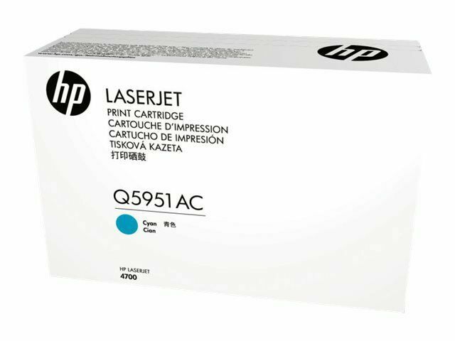 HP Q5951AC Cyan Toner Print Cartridge for 4700 Series