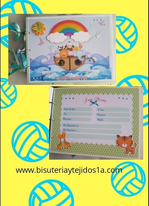 Album personalizado para bebe