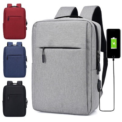 Backpack with 15'' laptop section+ mobile Charger socket
