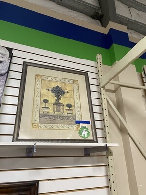 CLEARANCE FRAMED TOPIARY ARTWORK