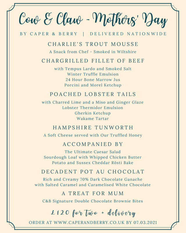 Cow & Claw for Mothers' Day Cow & Claw for Mothers' Day