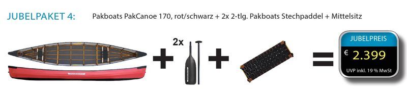 PAKBOATS Pakcanoe 170 Jubelpaket