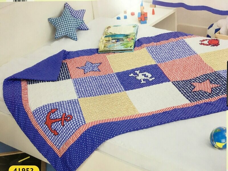 Kinder- Patchwork- Decke