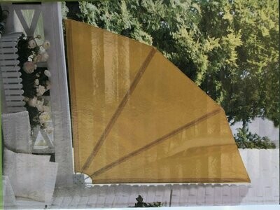 Balkon-Sichtschutz 180x1750 Cm – UV-beständig, Wetterfest, HDPE, Mit Alu-Ösen, Beige, Für Privatsphäre