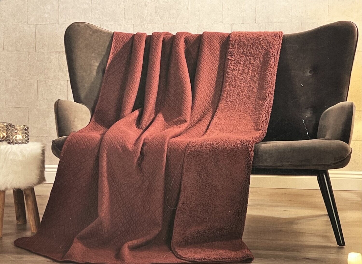 Teddy Fleece Decke