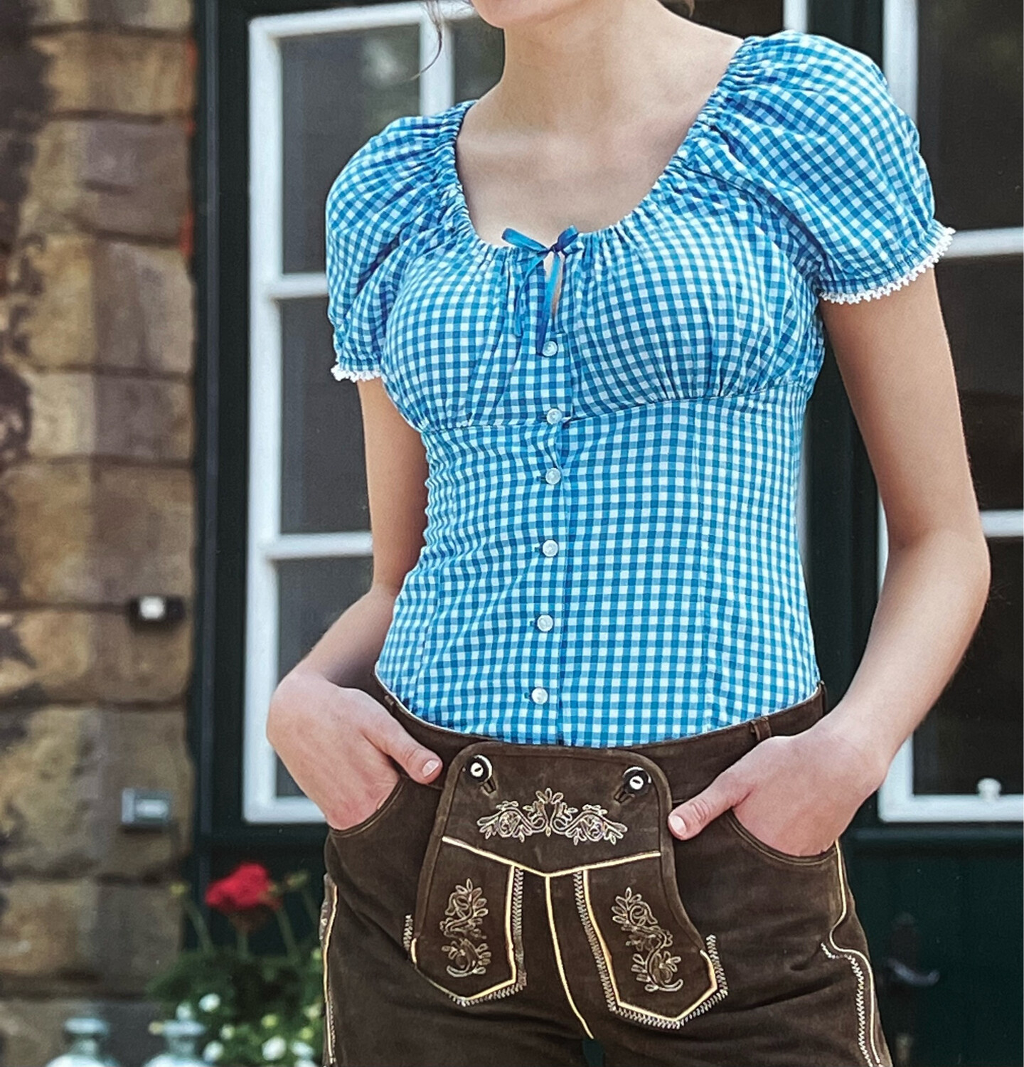 Damen-Dirndl-Bluse