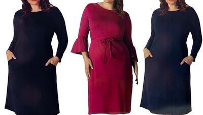 Damen Kleid
Große Mode
bis Größe 54
100 % Baumwolle