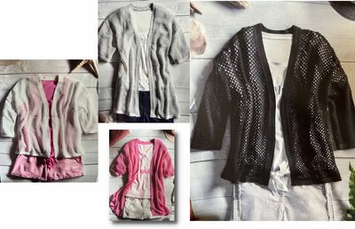 Damen Strick- Jacke Sommer