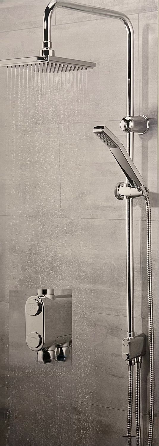 Überkopfbrause-Set, mit 150-cm-Brauseschlauch