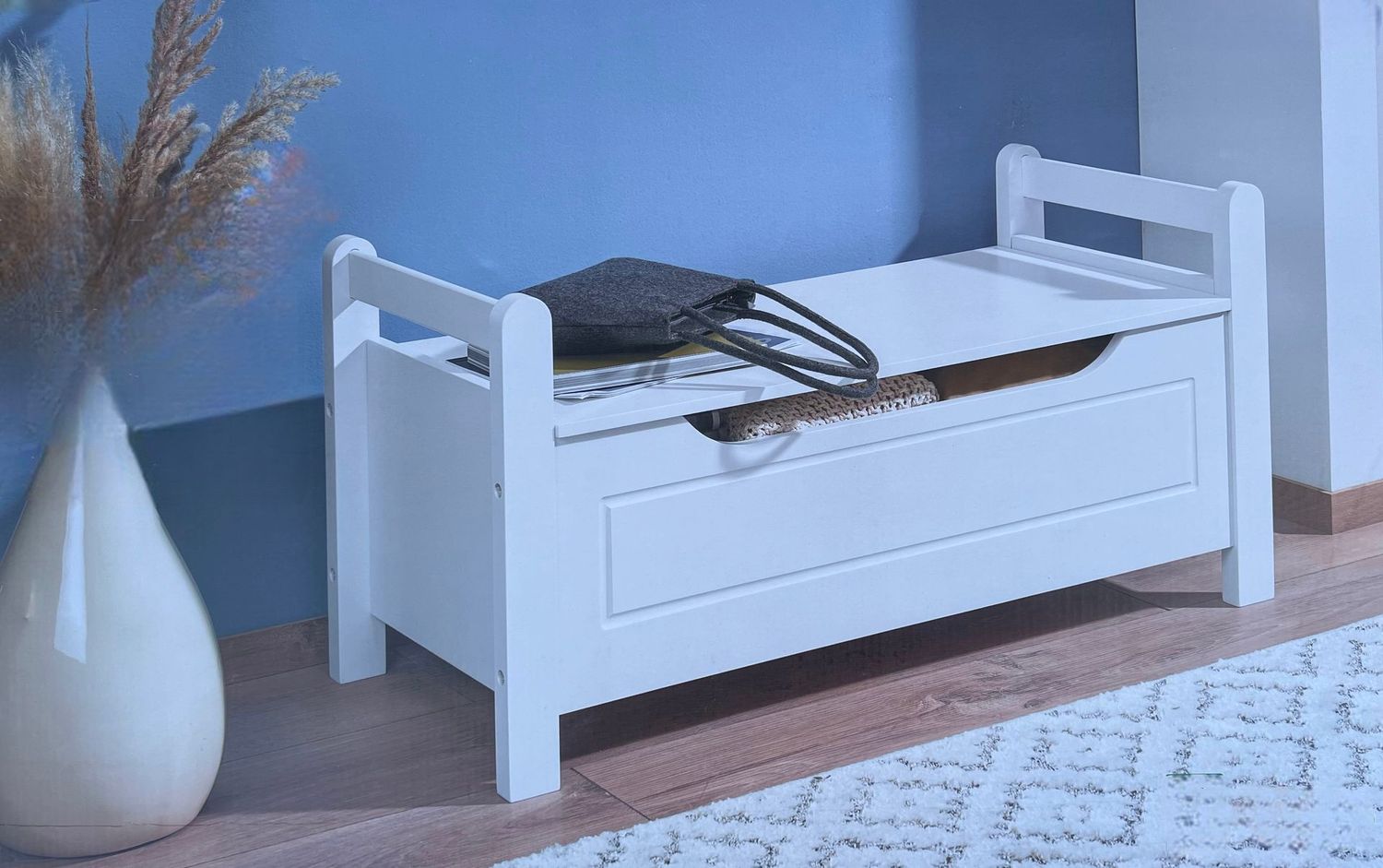 ​Dekorative Home Sitzbank  mit Stauraum Klappdeckel
