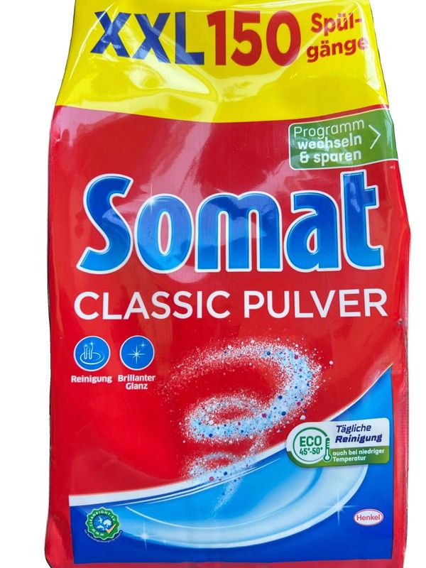 Somat Classic Pulver Reiniger XXL  spült alles sauber 150 WL 2400g