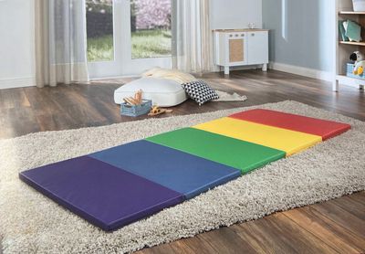 Turnmatte klappbar Weichbodenmatte  185 x 78 x 3 cm Gymnastikmatte Bodenmatte