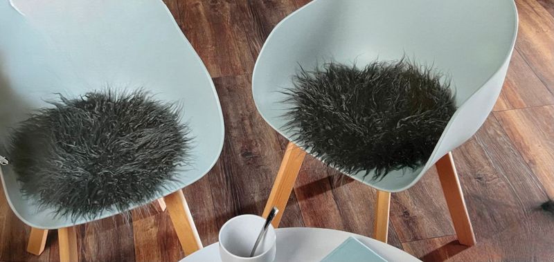 Sitzkissen Kunstfell 2 er Set Sitzkissen Kunstfell 2 er Set