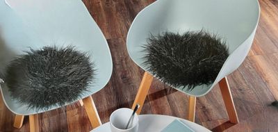 Sitzkissen Kunstfell 2 er Set