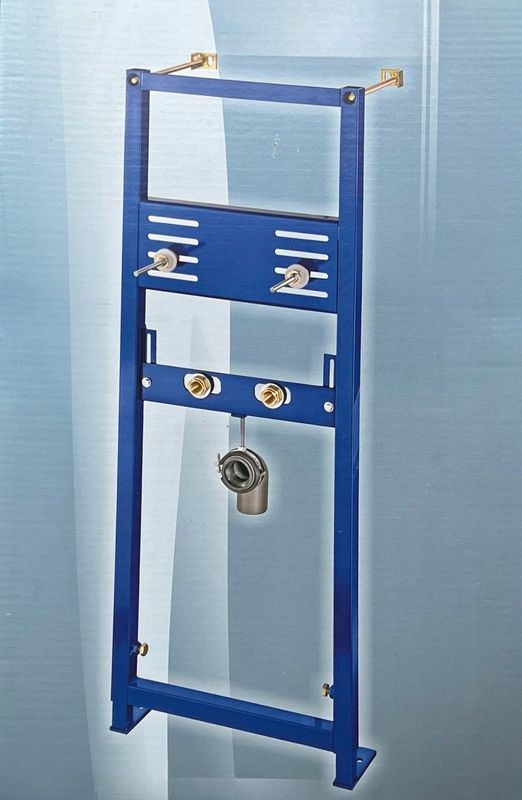 Waschtisch Vorwandelement  für Waschbecken mit Wandanker