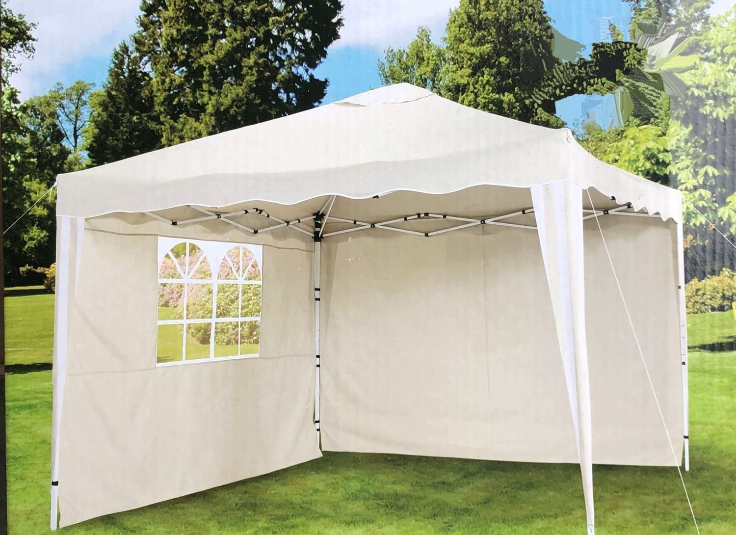 Pavillon 3x3m Alu  Gartenzelt Faltpavillon   Partyzelt Popup Zelt