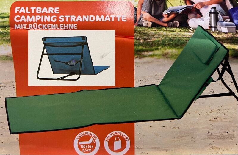 Faltbare Camping Strandmatte Mit Rückenlehne Faltbare Camping Strandmatte Mit Rückenlehne