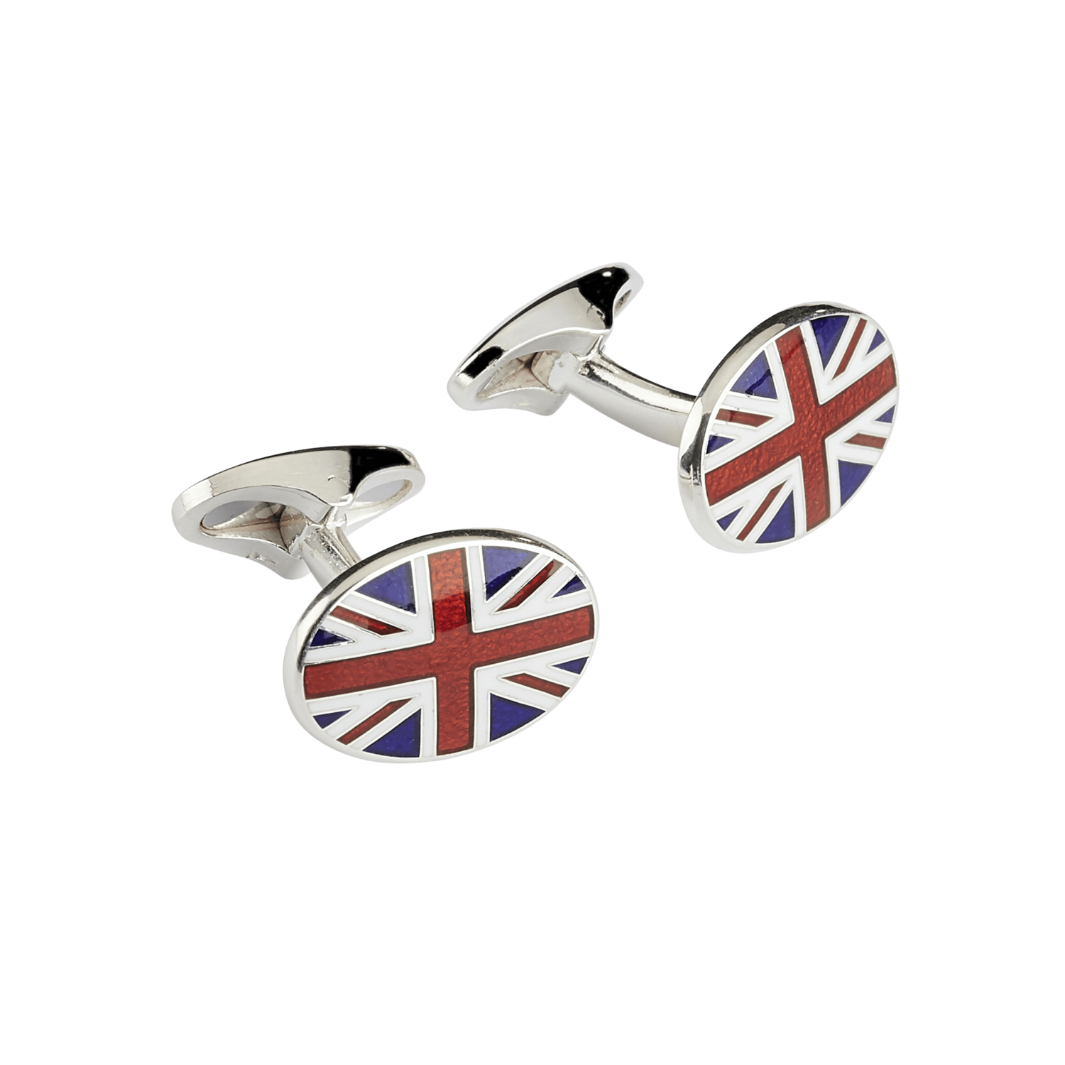 Countryman Cufflinks, Fitting Style: Swivel Fitting, Flag: The Union Jack