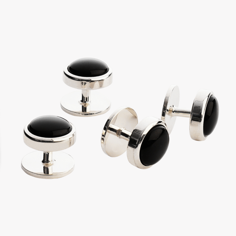 Black Onyx Dress Shirt Studs