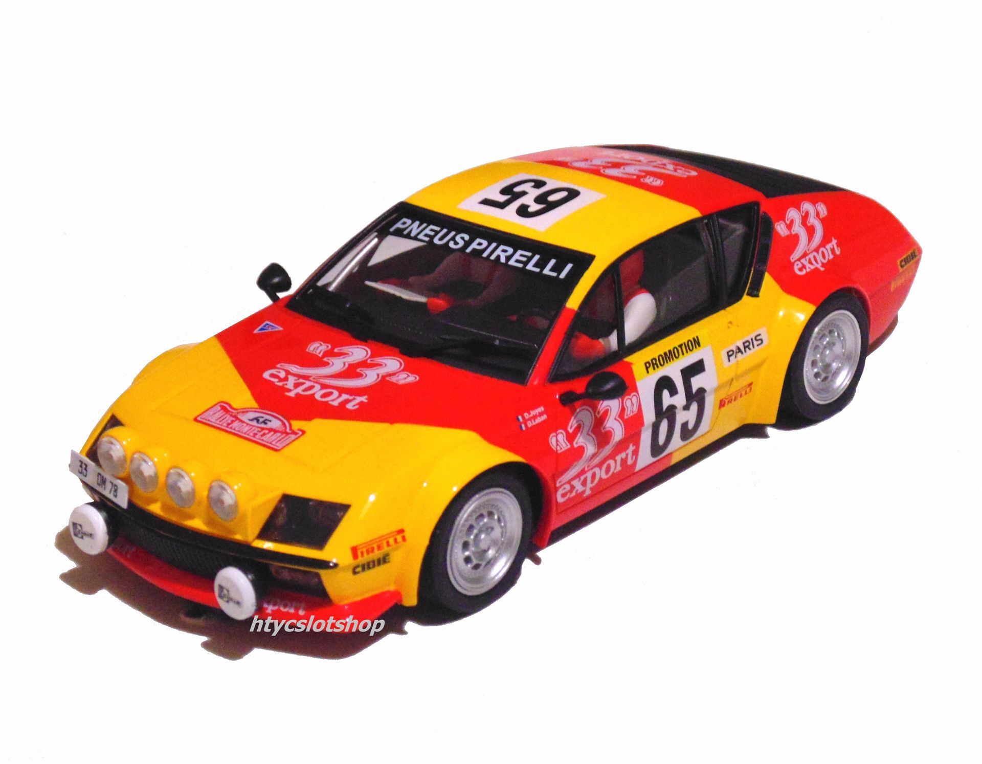 RENAULT ALPINE A310 #65 JOYES / LABAN RALLYE MONTE CARLO 1984