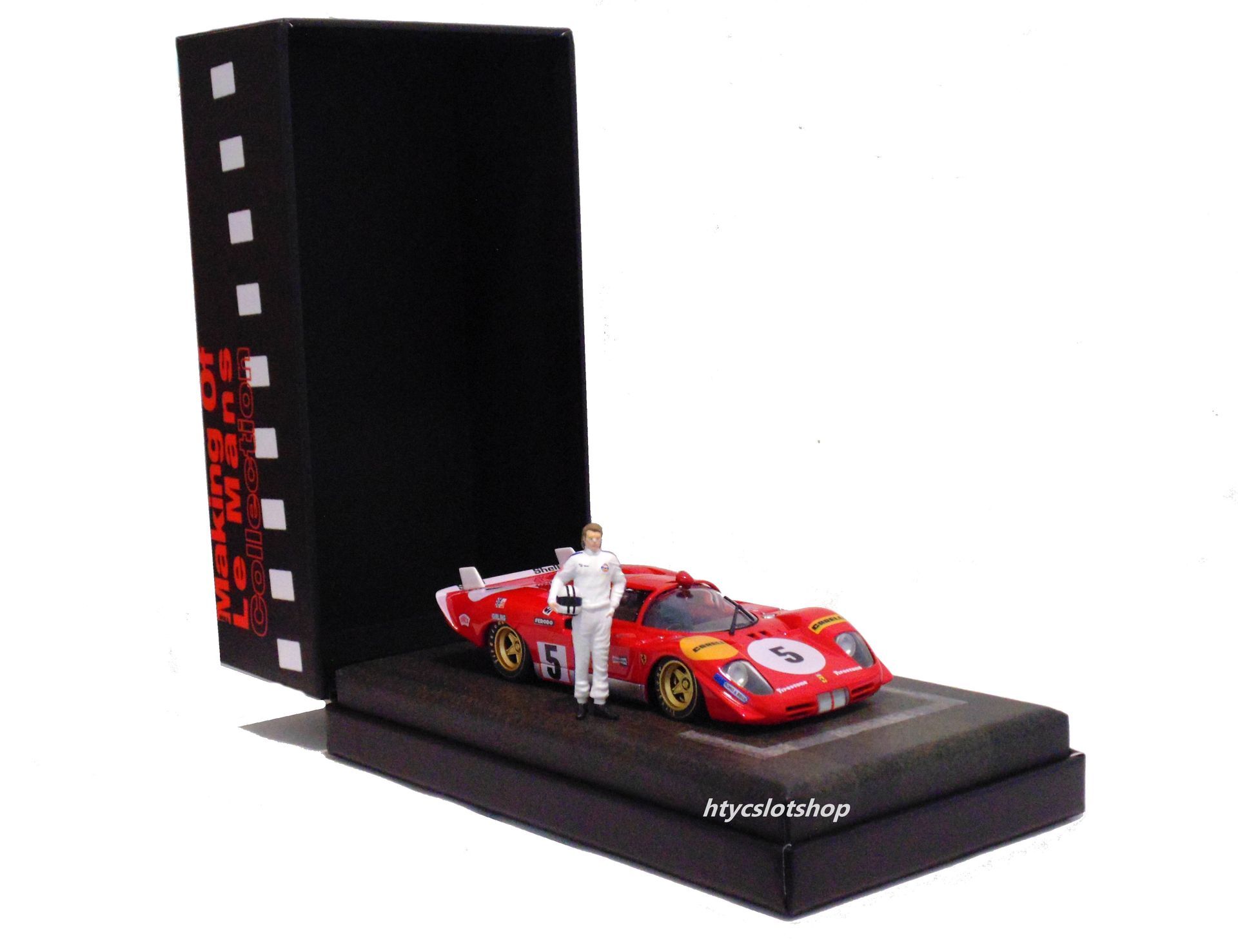 FERRARI 512S #5 MAKING OF LE MANS STEVE MCQUEEN + FIGURA 3D