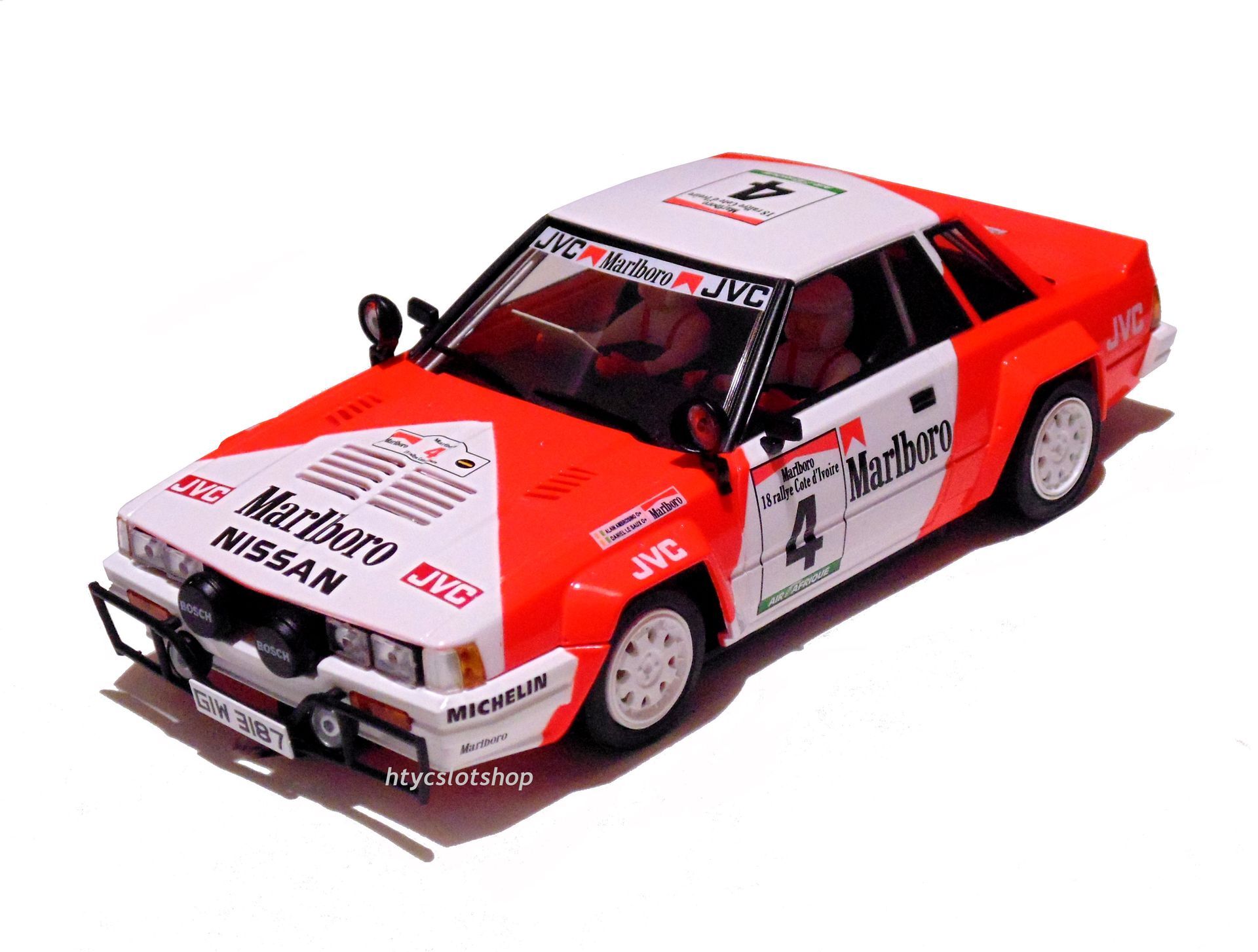 NISSAN 240 RS #4 MARLBORO RALLY COSTA DE MARFIL 1986 AMBROSINO / LE SAUX