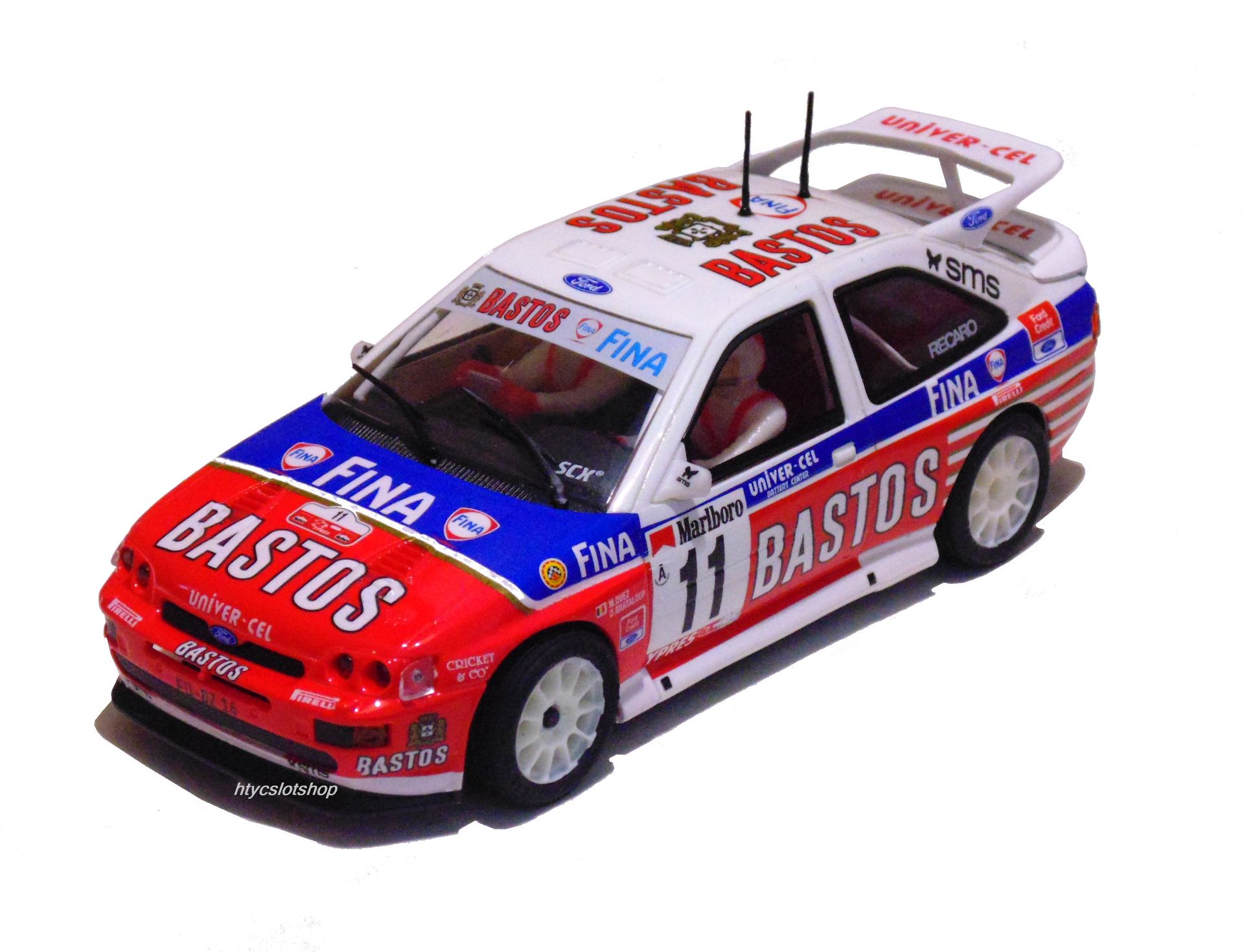 FORD ESCORT RS COSWORTH #11 BASTOS RALLY YPRES 1995 DUEZ / GRATALOUP