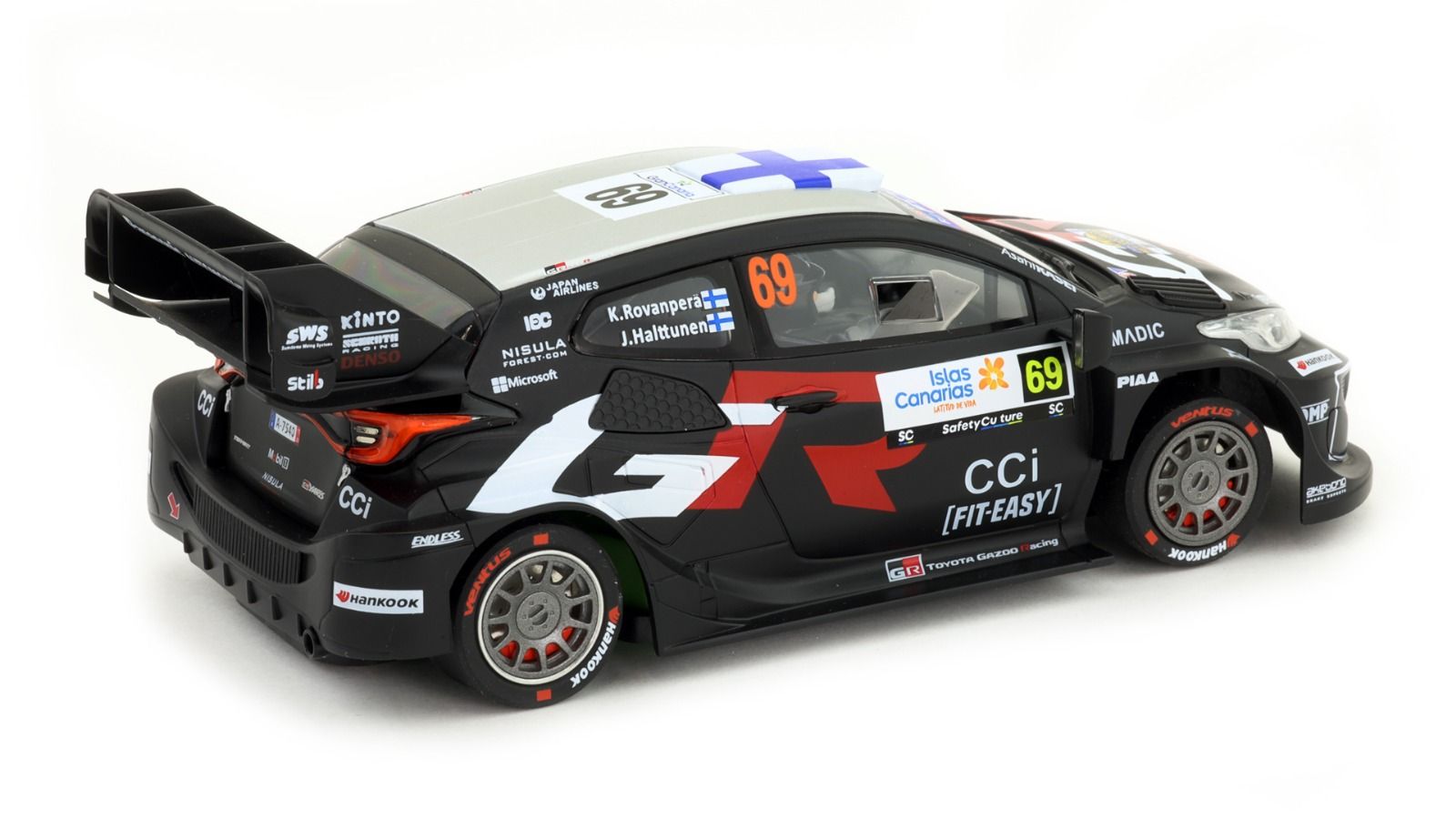 TOYOTA YARIS WRC1 #69 ROVANPERA / HALTTUNEN  WINNER RALLY CANARIAS 2025