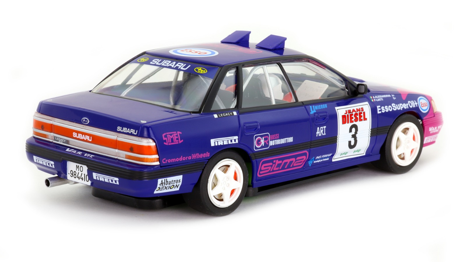 SUBARU LEGACY GR.A #3 RALLY SAN REMO 1993  LIATTI / ALESSANDRINI