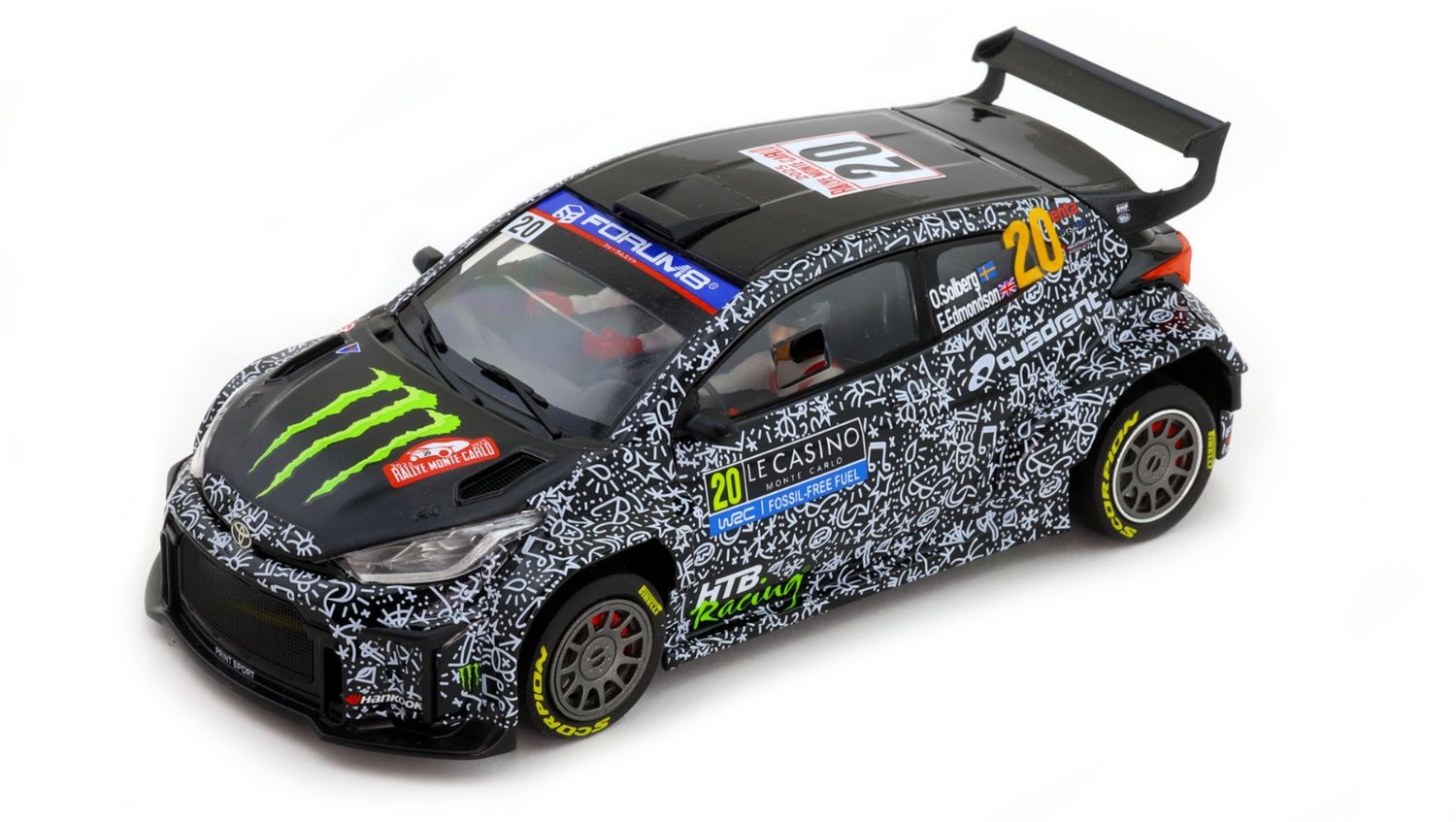 TOYOTA YARIS 2 #20 MONSTER RALLYE MONTE CARLO 2025 SOLBERG / EDMONDSON