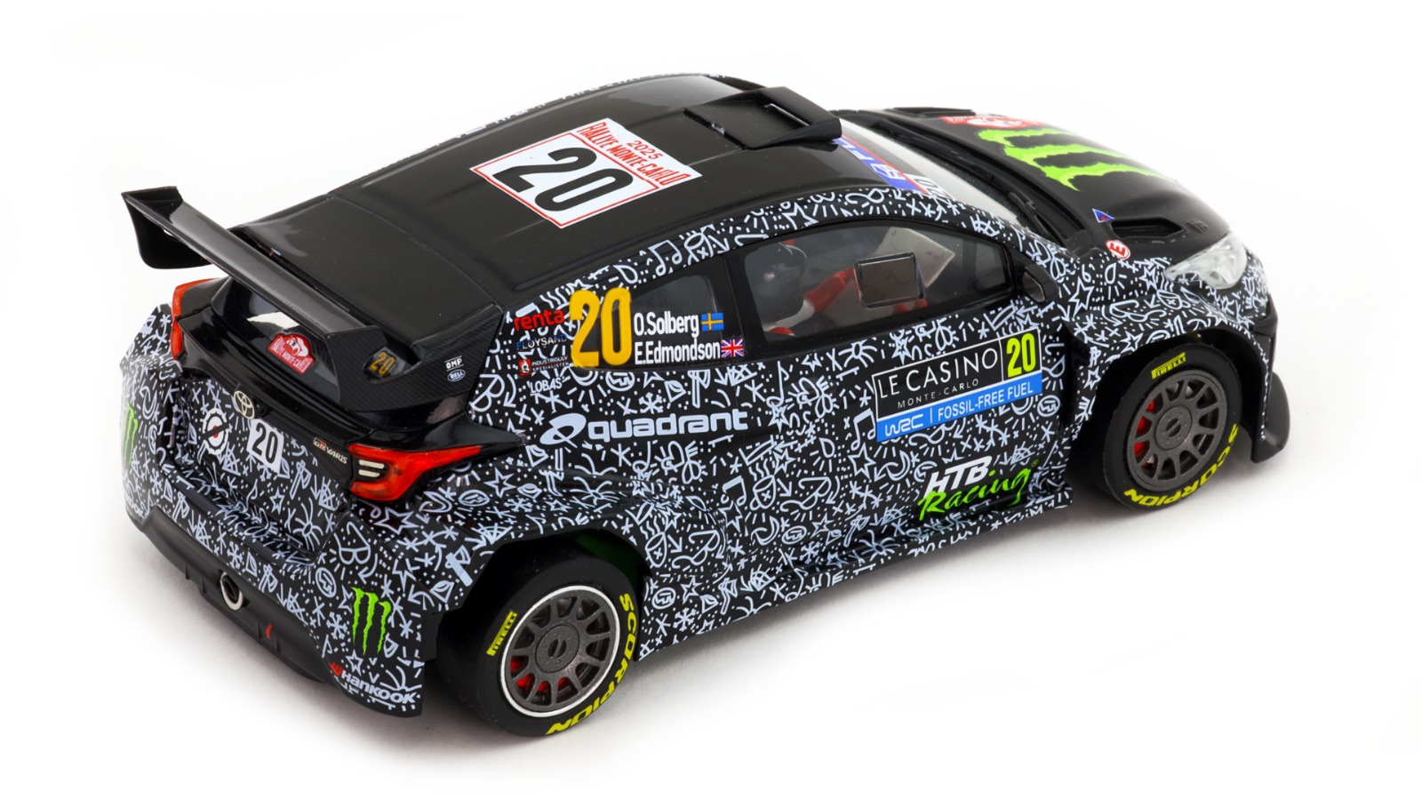 TOYOTA YARIS 2 #20 MONSTER RALLYE MONTE CARLO 2025 SOLBERG / EDMONDSON