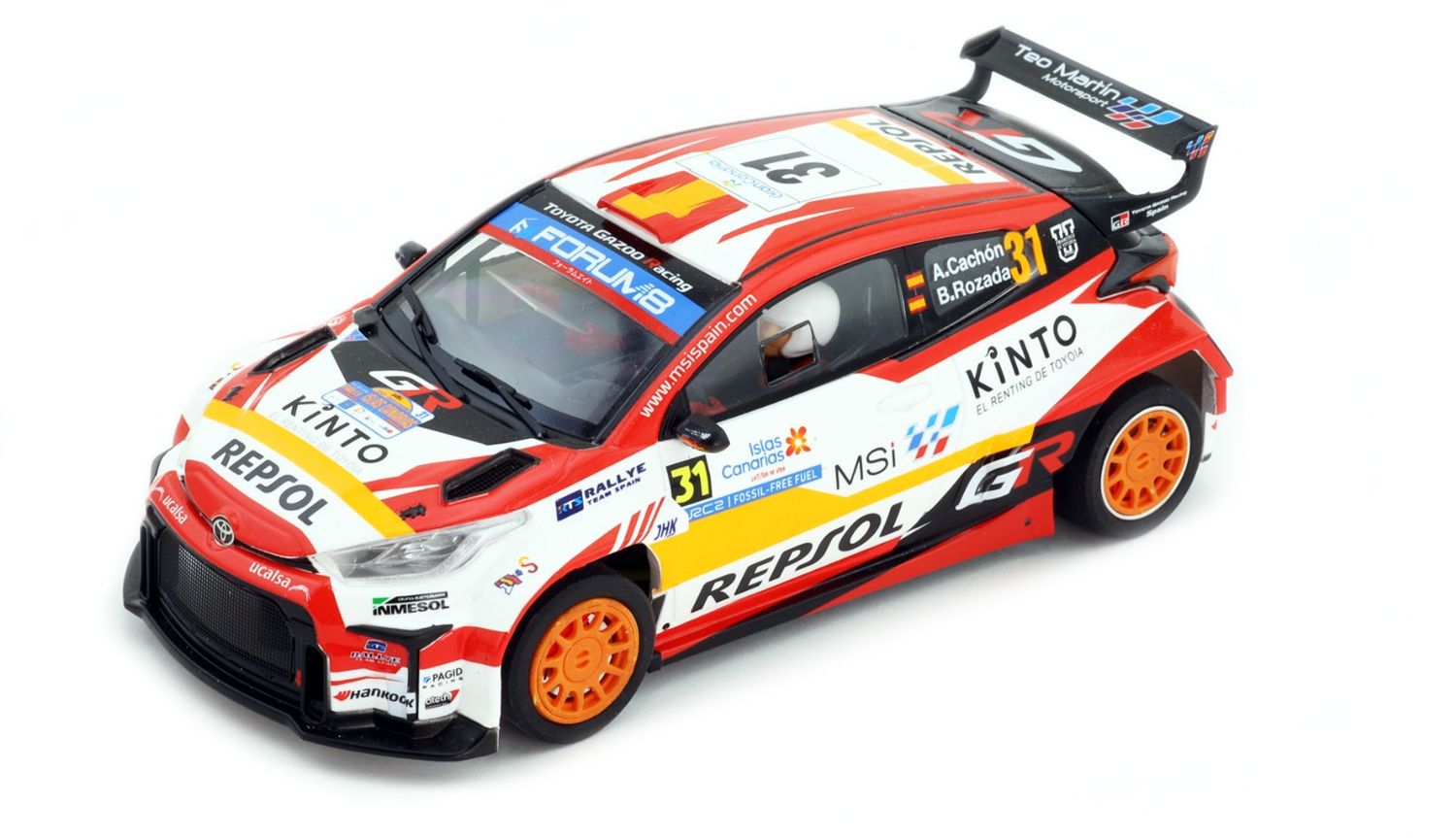TOYOTA YARIS 2 #31 RALLY CANARIAS 2025 REPSOL CACHON / ROZADA