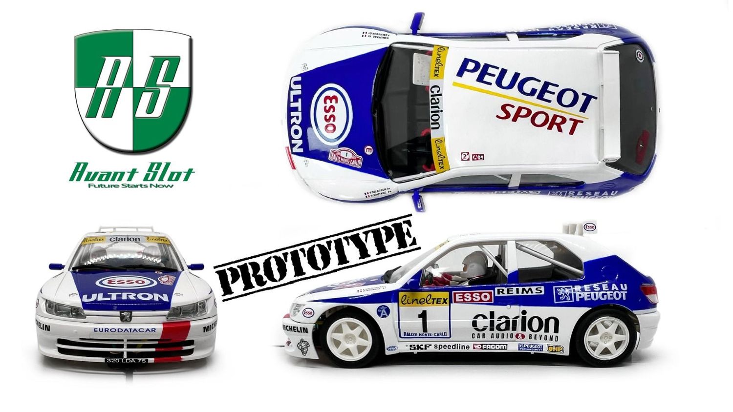 PEUGEOT 306  MAXI #1 CLARION RALLYE MONTE CARLO 1996 DELECOURT / SAUVAGE