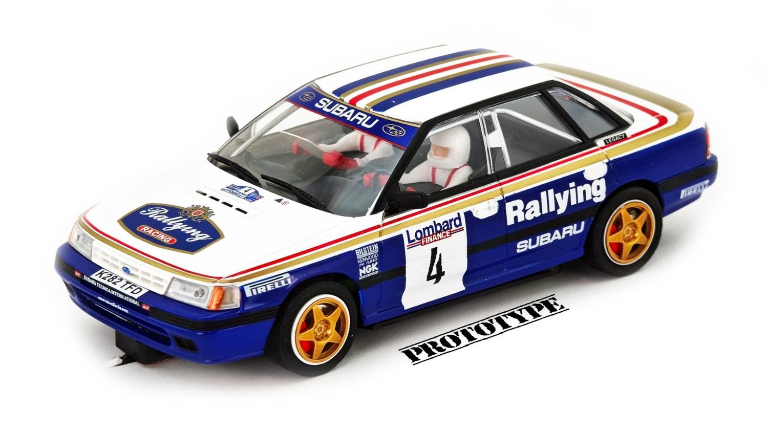 SUBARU LEGACY RS #4 RALLYING LOMBARD RAC RALLY 1992 MCRAE / RINGER