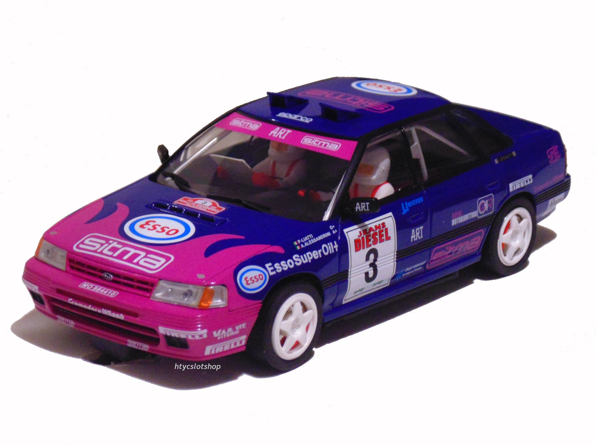 UBARU LEGACY GR.A #3 WINNER RALLY SAN REMO 1993 LIATTI / ALESSANDRNNI