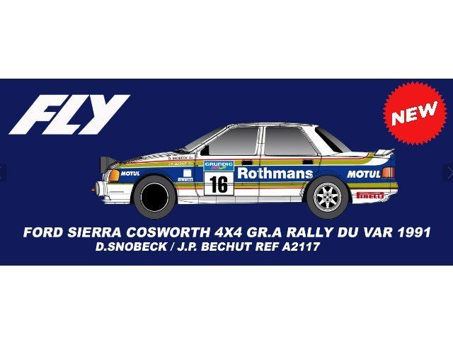 FORD SIERRA COSWORTH 4X4 #16 ROTHMANS RALLY DU VAR 1991 SNOBECK / BECHUT