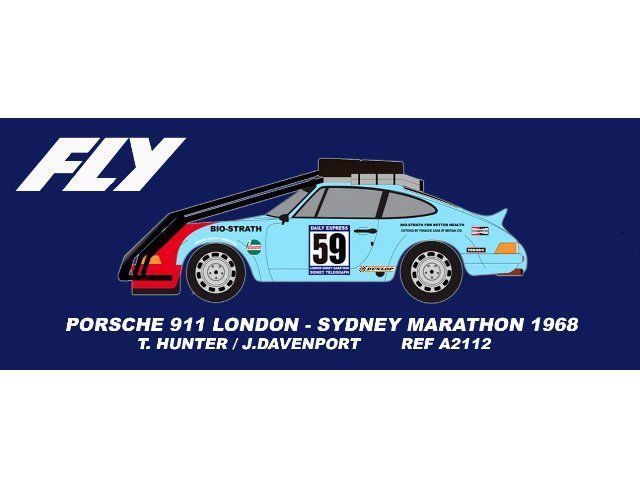 PORSCHE 911 #59 LONDON - SYDNEY MARATHON 1968 HUNTER / DAVENPORT