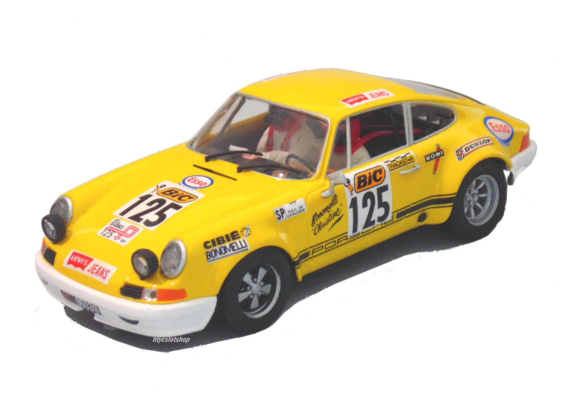 PORSCHE 911 #125 BIC TOUR DE FRANCE 1971 LADY RACERS BONOMELLI / BECKERS