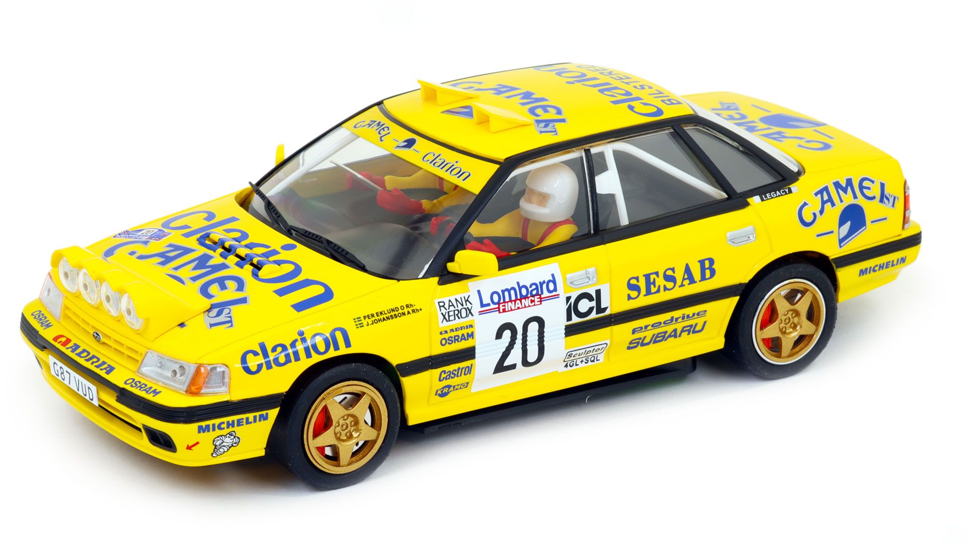 SUBARU LEGACY RS #20 CAMEL LOMBARD RAC RALLY 1992 EKLUND / JOHANSSON