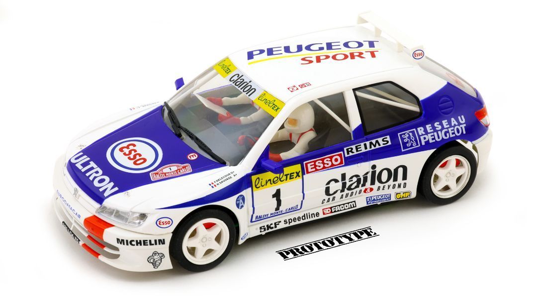 PEUGEOT 306  MAXI #1 CLARION RALLYE MONTE CARLO 1996 DELECOURT / SAUVAGE