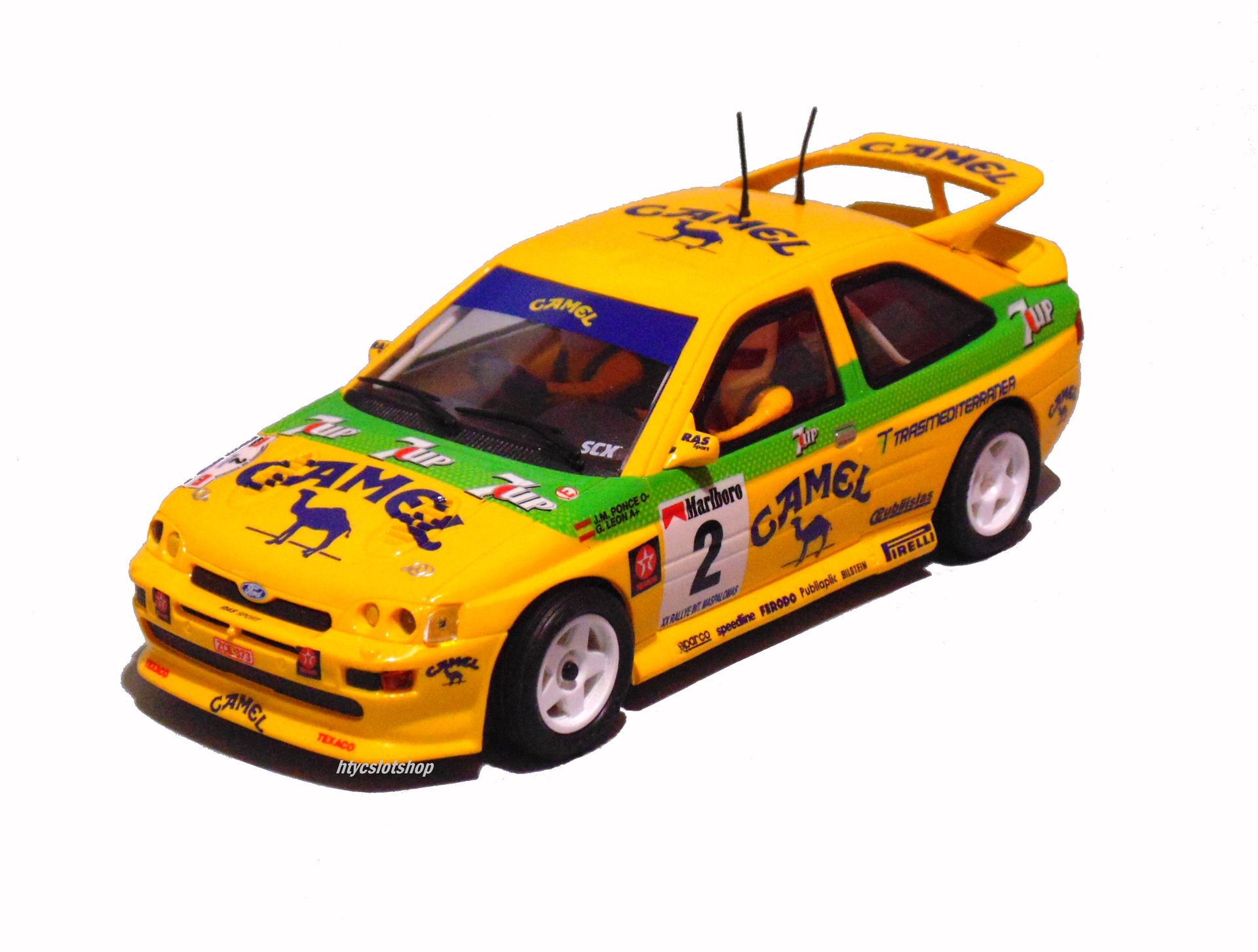 FORD ESCORT RS COSWORTH #2 CAMEL WINNER RALLY MASPALOMAS 1993 PONCE / LEON