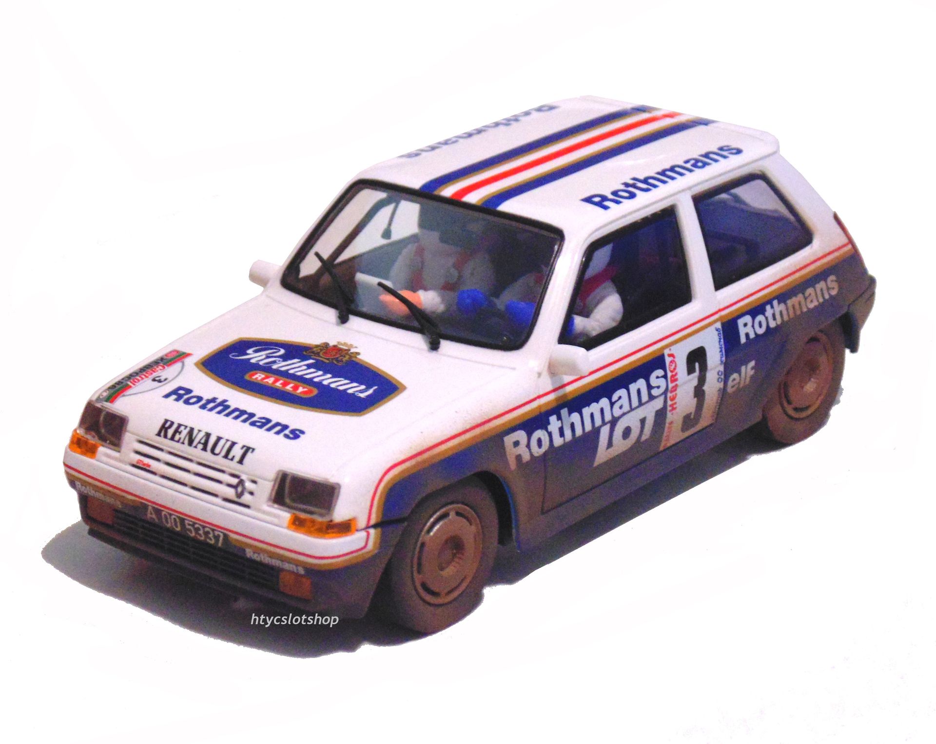 RENAULT 5 GT TURBO #3 ROTHMANS EFECTO SUCIO RALLY HEBROS 1986 KRUPA / MYSTKOWSKI