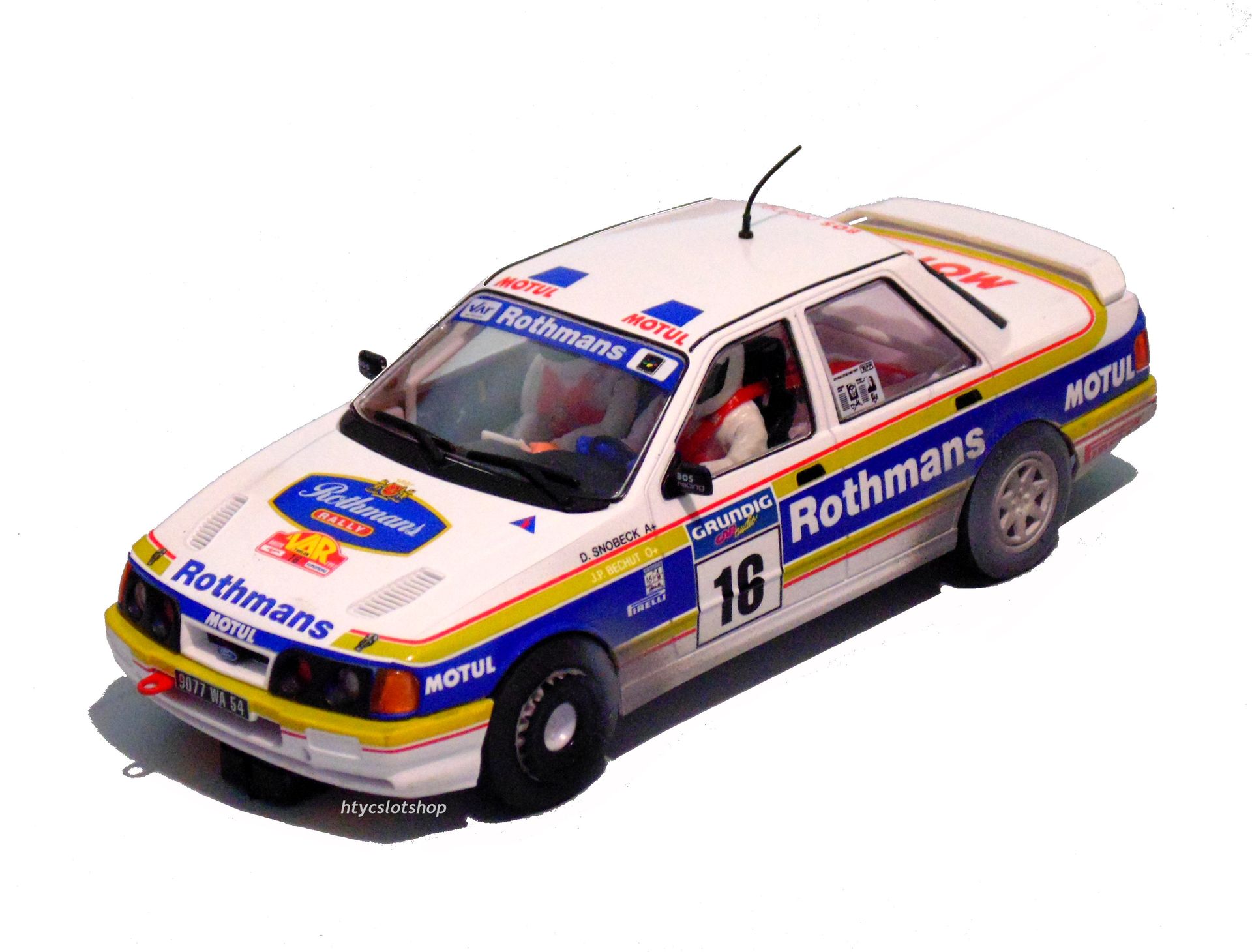 FORD SIERRA COSWORTH 4X4 #16 EFECTO SUCIO ROTHMANS RALLY DU VAR 1991 SNOBECK / BECHUT