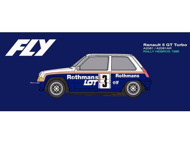 RENAULT 5 GT TURBO #3 ROTHMANS RALLY HEBROS 1986 KRUPA / MYSTKOWSKI